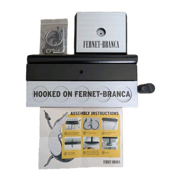 NEW Fernet Branca Bar Table Game - Hook and Ring The Bull Drinking Party Rare